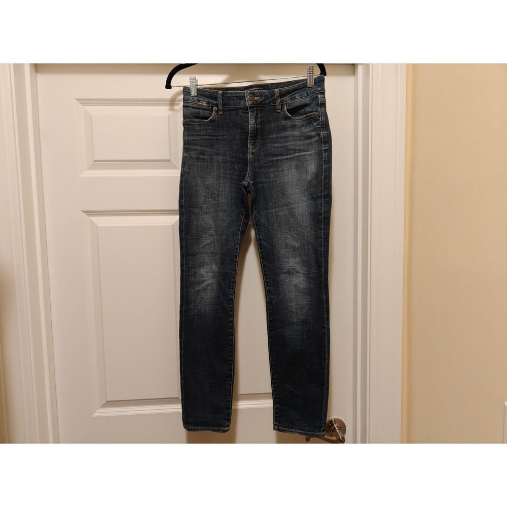 Lucky‎ Brand Hayden Skinny Jeans Womens 4/27 Dark Wash Blue Stretch Mid Rise